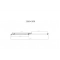 Душевая дверь Slim-N VDS-4SN120CLB, 1200, черный, стекло прозрачное