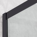 Душевой уголок Stile VSS-2ST9090CLB-L, 900*900, черный, стекло прозрачное, левый, , шт