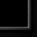 Зеркало LED VLM-2M800B, 800x600 c сенсорным выключателем и диммером, черное, , шт