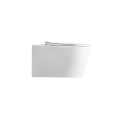 Унитаз подвесной Cute VT1-24 безободковый, цвет белый, ультратонкое soft-close сиденье, , шт