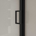 Душевая дверь City VDS-5CT130CLB, 1300, черный, стекло прозрачное