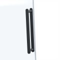 Душевой уголок Como Soft VSR-1CS9011CLB, 1100*900, черный, стекло прозрачное