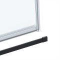 Душевой уголок Como Soft VSR-1CS1014CLB, 1400*1000, черный, стекло прозрачное